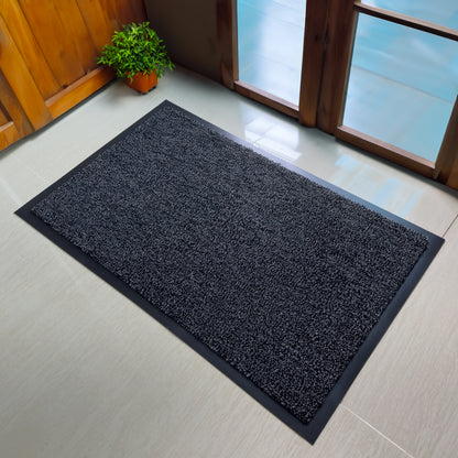 HUSKUS Rubber-Backed Polypropylene Doormat –Durable, Weather-Resistant, Non-Slip, Easy-Clean Entrance Mat for Home, Office, Indoor & Outdoor Use 45 CM X 75 CM